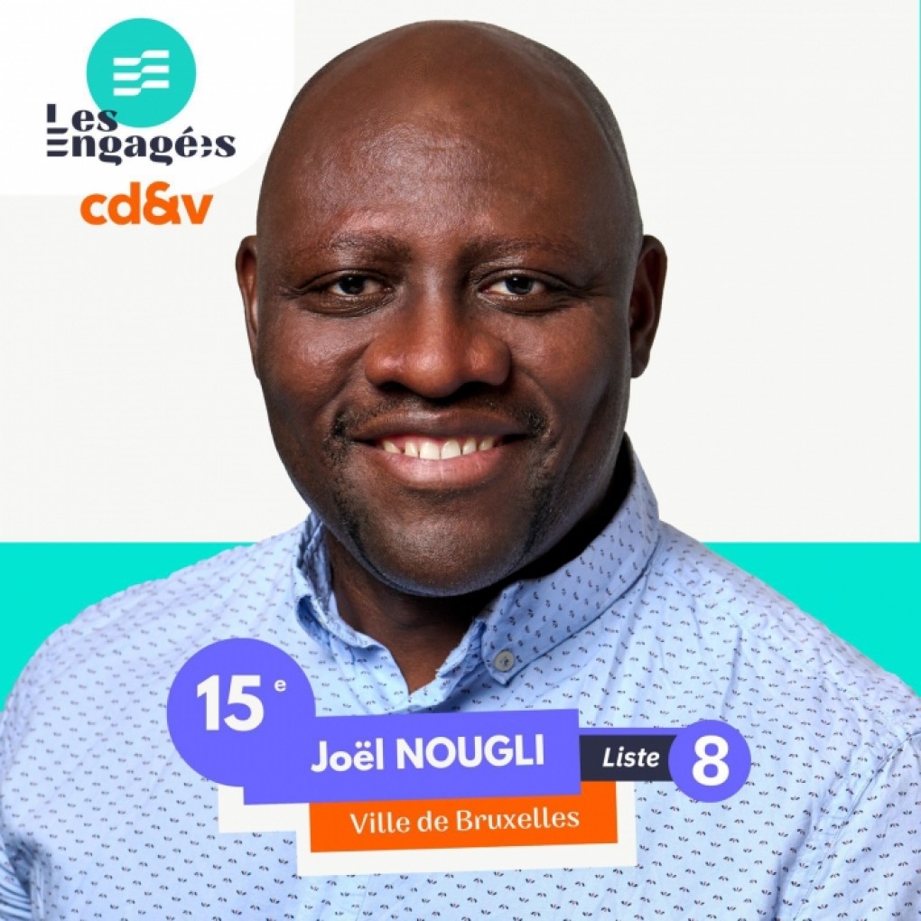 Joël Nougli, Numéro 15 sur la liste 8 Les Engagés Et Cd&V