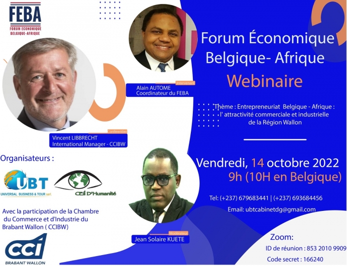 FORUM ECONOMIQUE BELGIQUE-AFRIQUE: WEBINAIRE