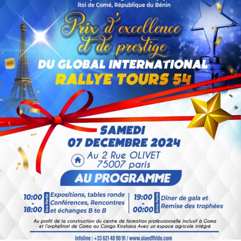 7 DÉCEMBRE 2024. PARIS - GLOBAL CHALLENGE RALLY TOURS 2024