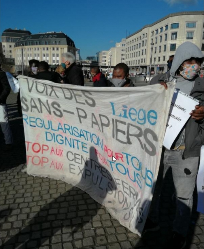Belgique-manifestation : Les sans-papiers ne se laissent pas faire et continuent de demander leur régularisation 
