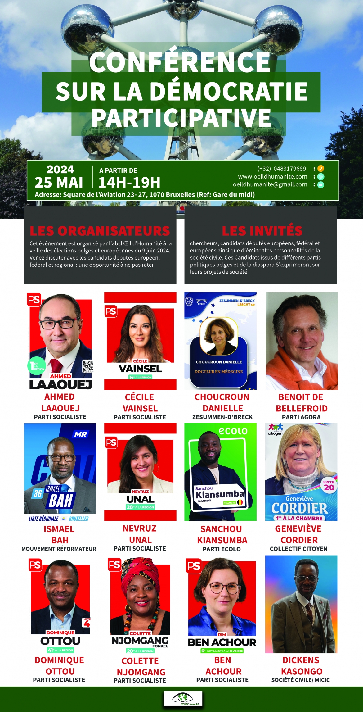 Conférence sur la démocratie participative: 25/05/2024
