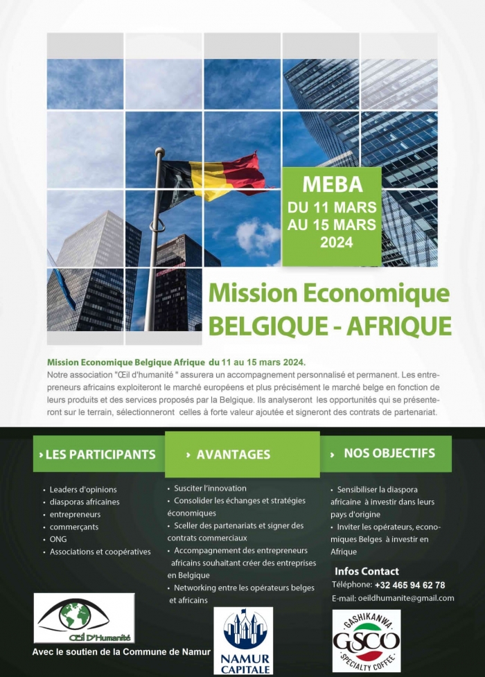 Mission Économique  Belgique-Afrique ‘MEBA’’